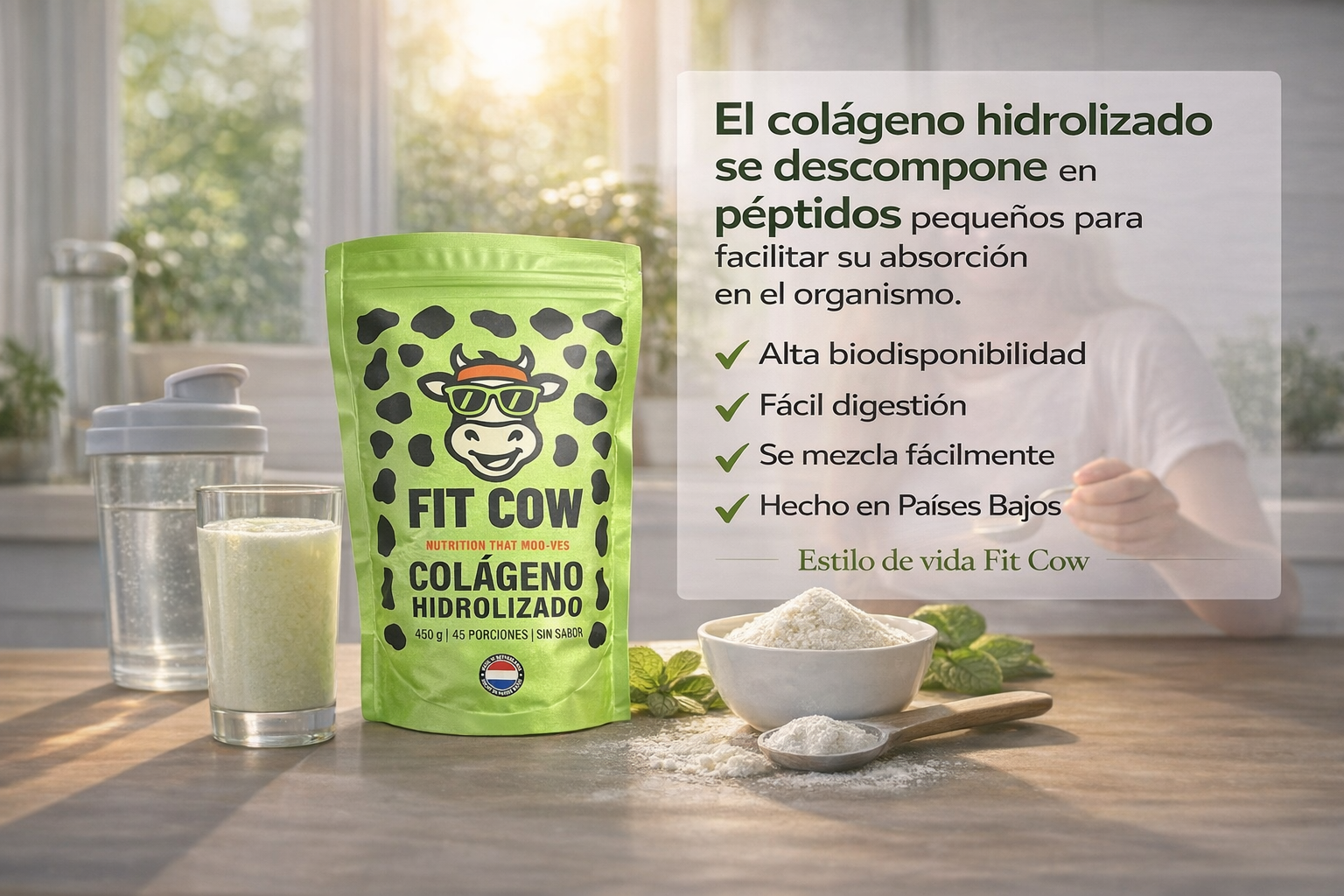 Colágeno Hidrolizado FIT COW 450 g