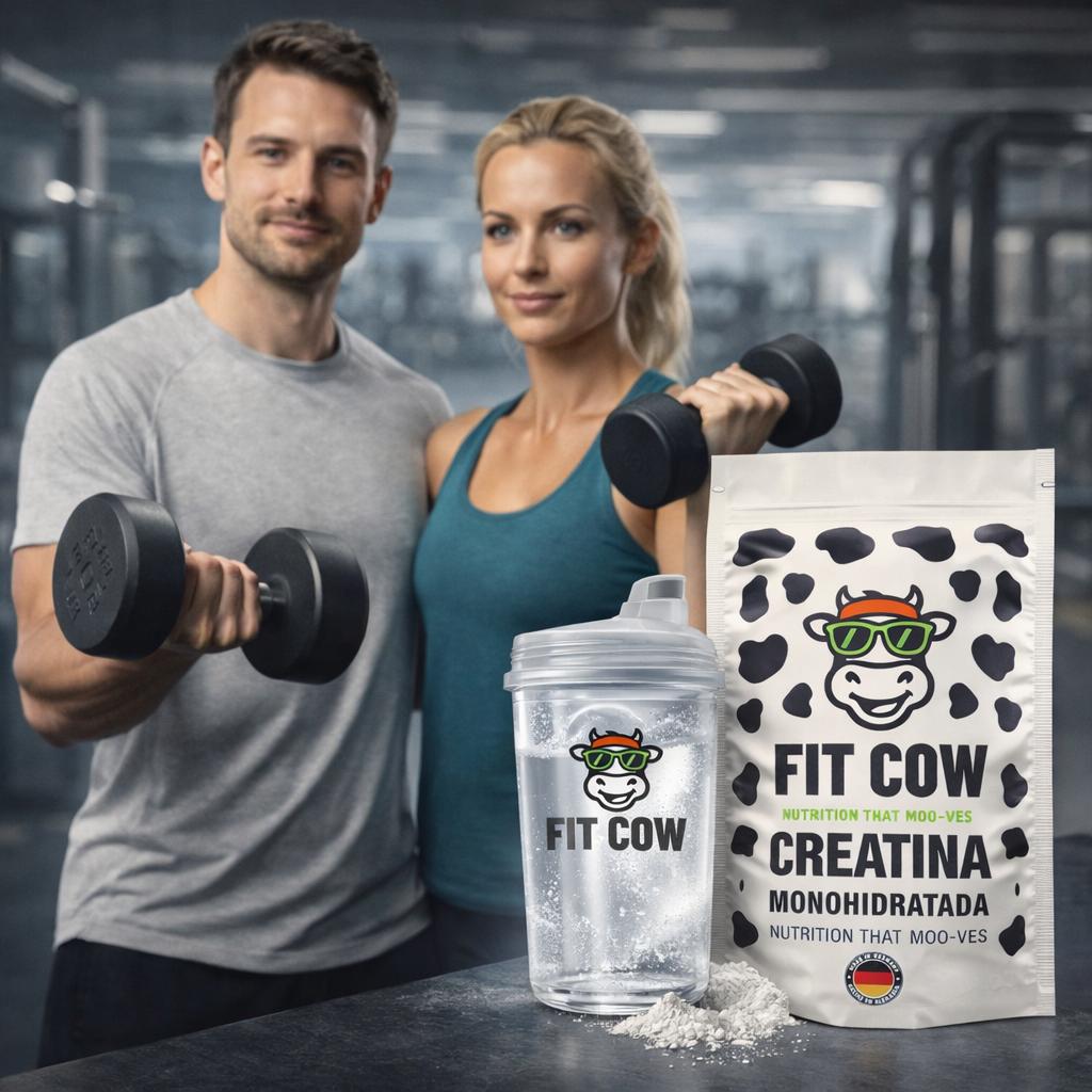 Creatina Monohidratada FIT COW Sin Sabor 450 g
