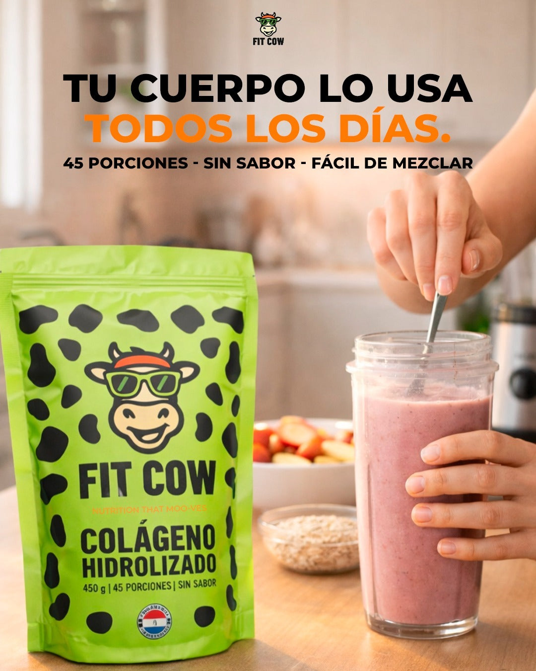 Colágeno Hidrolizado FIT COW 450 g