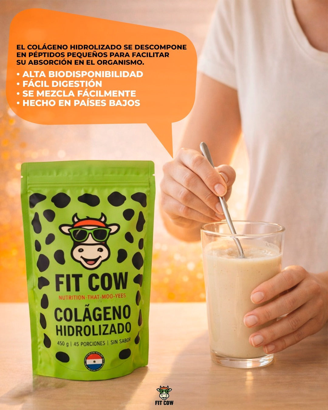 Colágeno Hidrolizado FIT COW 450 g